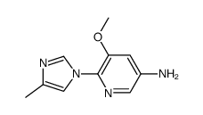 5-Methoxy-6-(4-Methyl-1H-Imidazol-1-Yl)Pyridin-3-Amine picture