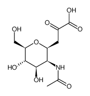 4,8-anhydro-N-acetylneuraminic acid structure