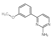 2-Amino-4-(3-methoxyphenyl)pyrimidine Structure