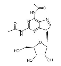 N2,N6-diacetyl-2-aminoadenosine Structure