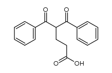 4-benzoyl-5-oxo-5-phenyl-valeric acid结构式