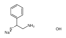 sodium,2-amino-1-phenylethanethiol,dihydrogen phosphate Structure