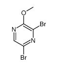 3,5-二溴-2-甲氧基吡嗪结构式