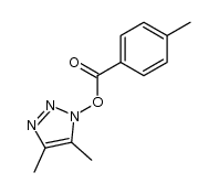 4,5-dimethyl-1H-1,2,3-triazol-1-yl 4-methylbenzoate Structure