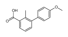 3-(4-methoxyphenyl)-2-methylbenzoic acid Structure