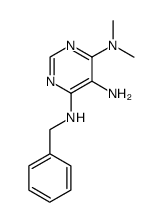 N6-benzyl-N4,N4-dimethylpyrimidine-4,5,6-triamine Structure