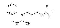 Benzyl [3-(trifluoromethoxy)propyl]carbamate结构式