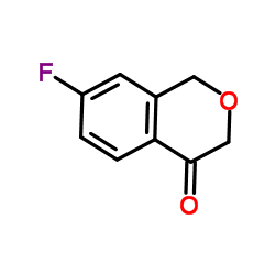 7-FLUOROISOCHROMAN-4-ONE结构式