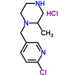 1-[(6-Chloro-3-pyridinyl)methyl]-2-methylpiperazine hydrochloride (1:1) picture