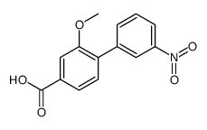 3-methoxy-4-(3-nitrophenyl)benzoic acid结构式