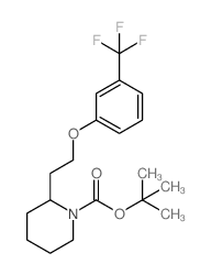 tert-Butyl 2-(2-(3-(trifluoromethyl)phenoxy)ethyl)piperidine-1-carboxylate picture