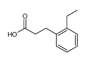 3-(2-ethylphenyl)propanoic acid结构式