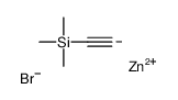 bromozinc(1+),ethynyl(trimethyl)silane结构式