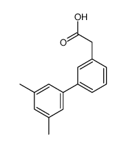 2-(3',5'-DIMETHYL-[1,1'-BIPHENYL]-3-YL)ACETIC ACID Structure