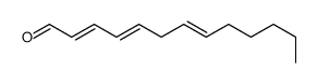 trideca-2,4,7-trienal结构式