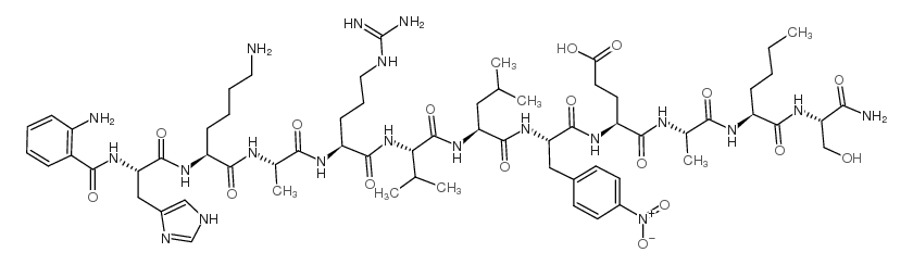 Anthranilyl-HIV Protease Substrate III trifluoroacetate salt Structure