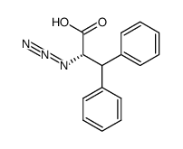 (S)-2-Azido-3,3-diphenyl-propionic acid Structure