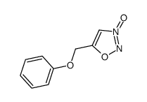 5-phenoxymethyl-1,2,3-oxadiazole 3-oxide结构式