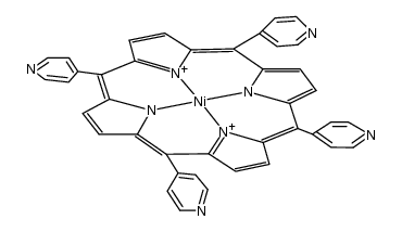 nickel(II) 5,10,15,20-tetra(4-pyridyl)porphyrin结构式