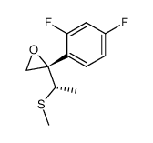 (S)-2-(2,4-difluorophenyl)-2-((S)-1-(methylthio)ethyl)oxirane Structure