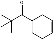 1-Propanone, 1-(3-cyclohexen-1-yl)-2,2-dimethyl-结构式