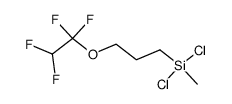 dichloromethyl[3-(1,1,2,2-tetrafluoroethoxy)propyl]silane结构式