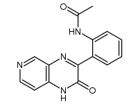 3-(2-acetamidophenyl)-1H-pyrido[3,4-e]pyrazin-2-one结构式