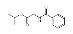 Hippursaeure-(1-methyl-ethylester)结构式