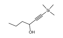 1-(trimethylsilyl)-1-hexyn-3-ol Structure