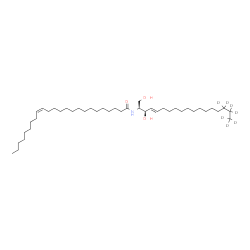 C24:1 Ceramide-d7 (d18:1-d7/24:1(15Z)) Structure