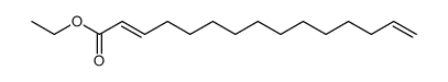 ethyl (E)-pentadeca-2,14-dienoate Structure