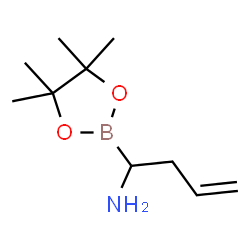 1-(4,4,5,5-tetramethyl-1,3,2-dioxaborolan-2-yl)but-3-en-1-amine结构式