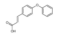 (E)-3-(4-Phenoxyphenyl)acrylic acid Structure