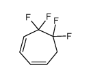 5,5,6,6-tetrafluoro-cyclohepta-1,3-diene Structure