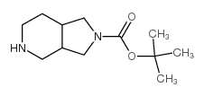 六氢-1H-吡咯并[3,4-c]吡啶-2(3h)-羧酸叔丁酯结构式