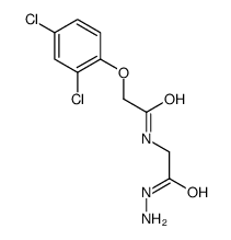 2-(2,4-DICHLOROPHENOXY)-N-(2-HYDRAZINO-2-OXOETHYL)ACETAMIDE结构式