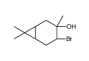 (1R,3R,4R,6S)-3-bromo-4,7,7-trimethylbicyclo[4.1.0]heptan-4-ol Structure