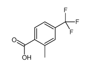 2-Methyl-4-(trifluoromethyl)benzoic acid structure