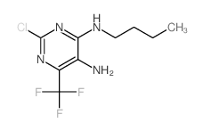 4,5-Pyrimidinediamine,N4-butyl-2-chloro-6-(trifluoromethyl)-结构式