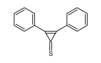 2,3-diphenylcyclopropen-1-thione Structure