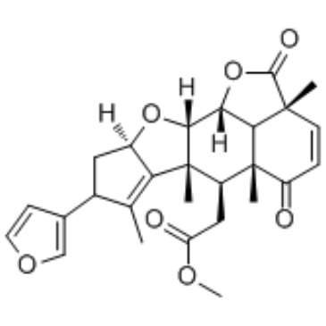 印苦楝内酯结构式