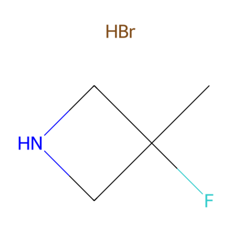 3-fluoro-3-methyl-azetidine;hydrobromide结构式