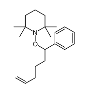 2,2,6,6-tetramethyl-1-(1-phenylhex-5-enoxy)piperidine Structure