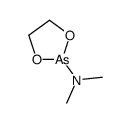 N,N-dimethyl-1,3,2-dioxarsolan-2-amine结构式