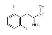 2-(2,6-difluoro-phenyl)-n-hydroxy-acetamidine structure