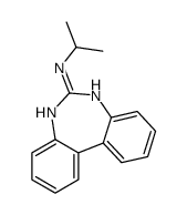 N-propan-2-yl-7H-benzo[d][1,3]benzodiazepin-6-amine结构式