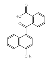 2-(4-methylnaphthalene-1-carbonyl)benzoic acid Structure