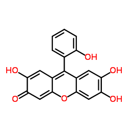 3H-Xanthen-3-one,2,6,7-trihydroxy-9-(2-hydroxyphenyl)- structure