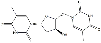 5'-Deoxy-5'-[3,4-dihydro-5-methyl-2,4-dioxopyrimidin-1(2H)-yl]thymidine picture