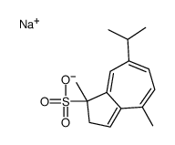 sodium 7-isopropyl-1,4-dimethylazulenesulphonate结构式